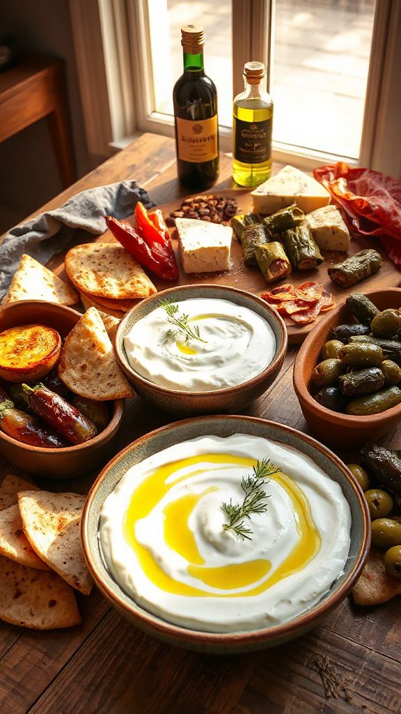 creamy greek dipping sauce