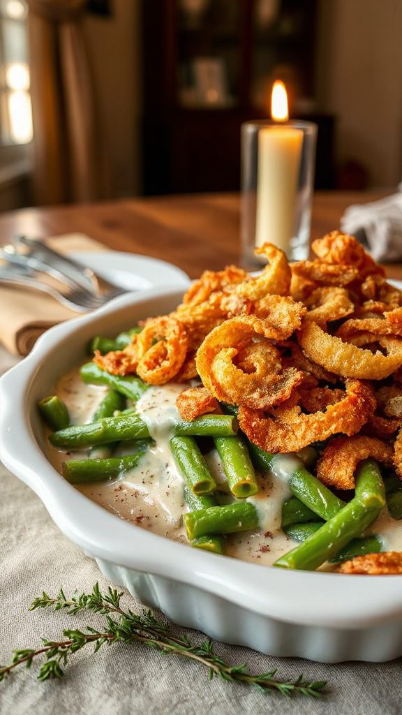 creamy green bean casserole