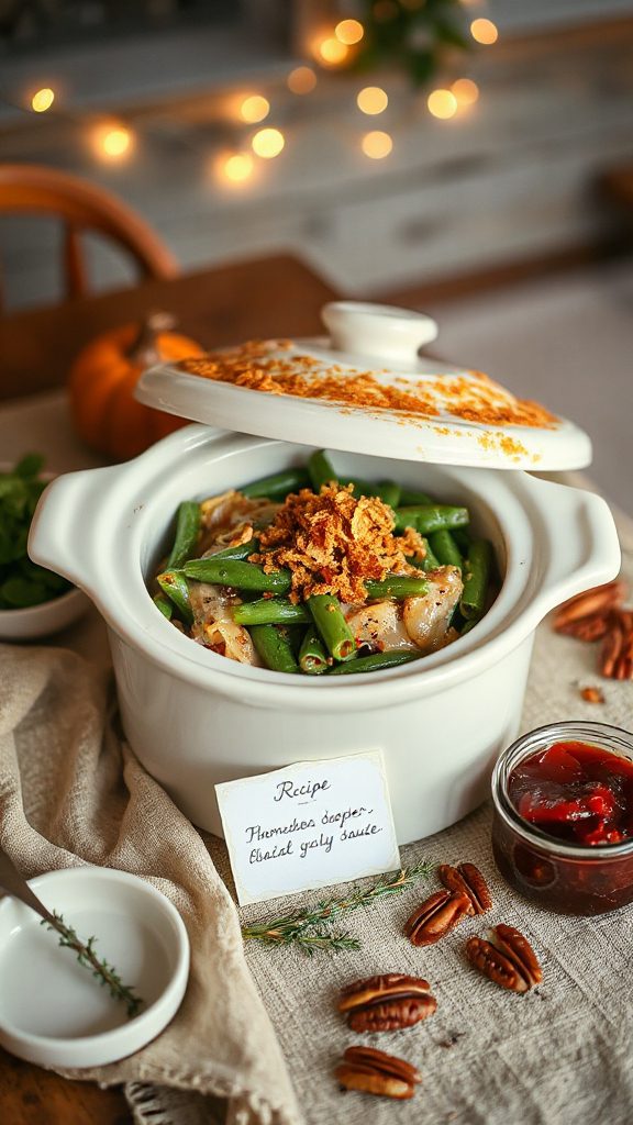 creamy green bean casserole