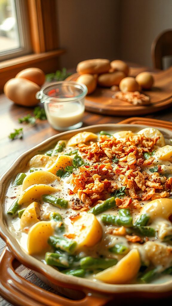 creamy green bean casserole