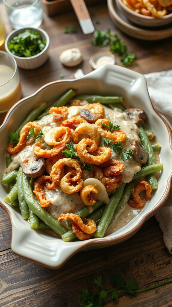 creamy green bean casserole