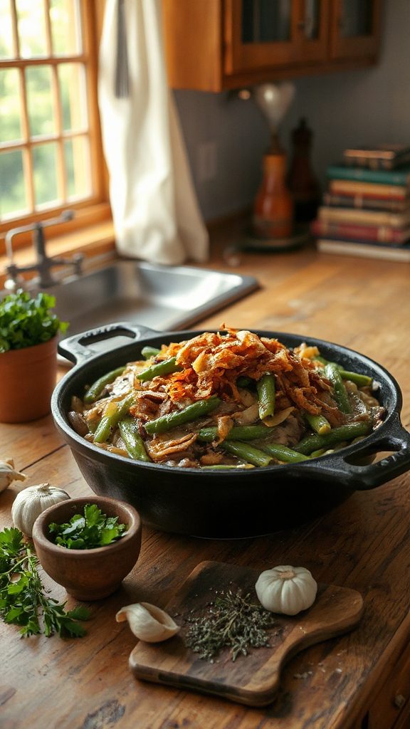 creamy green bean casserole