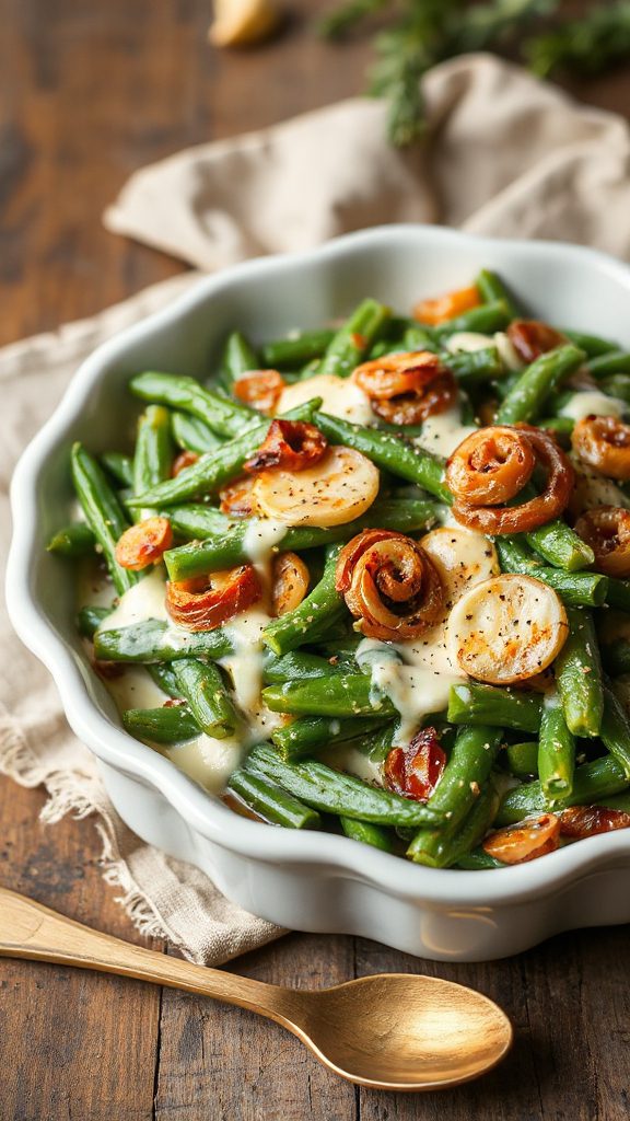 creamy green bean casserole