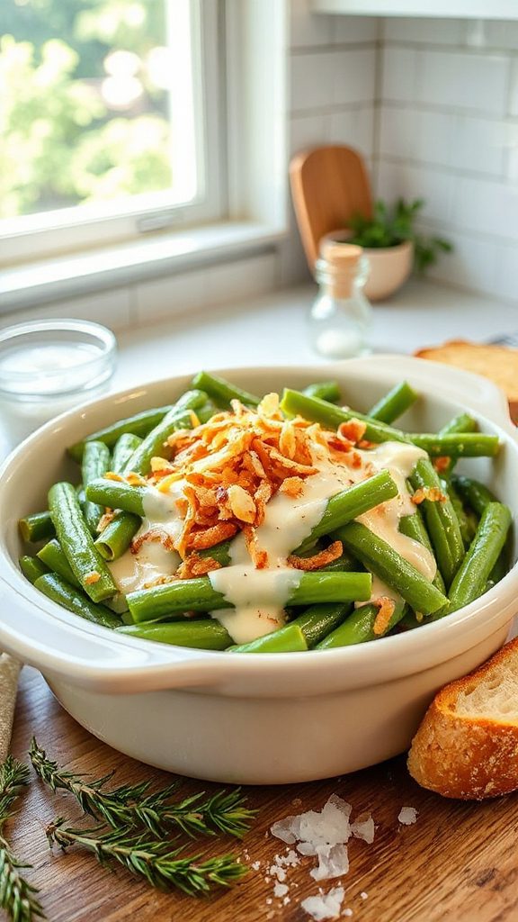 creamy green bean casserole