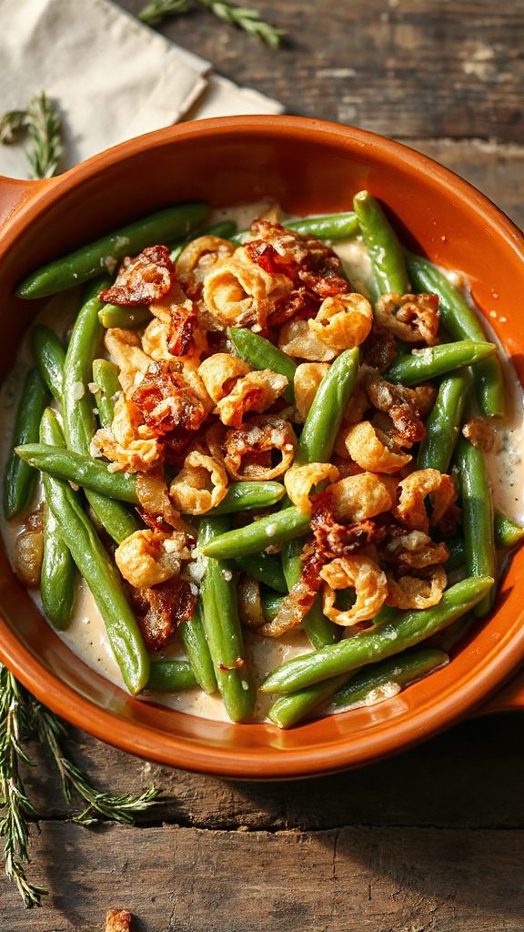 creamy green bean casserole creamy green bean casserole