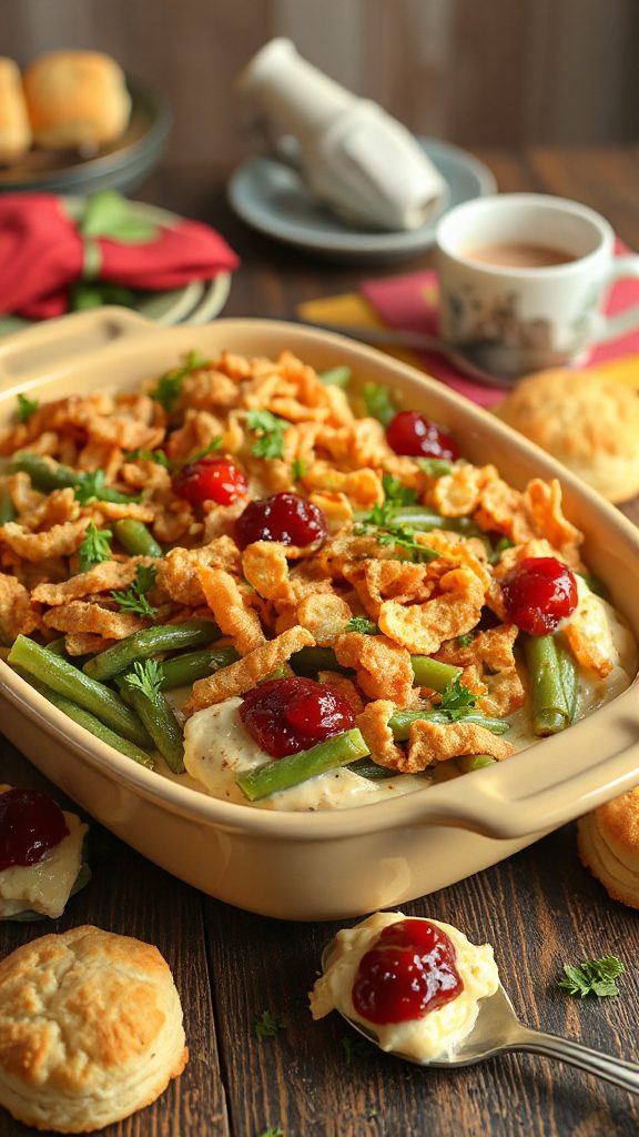 creamy green bean casserole