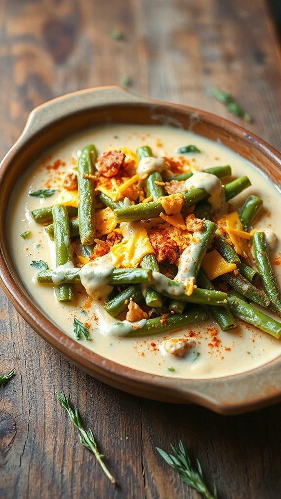 creamy green bean casserole