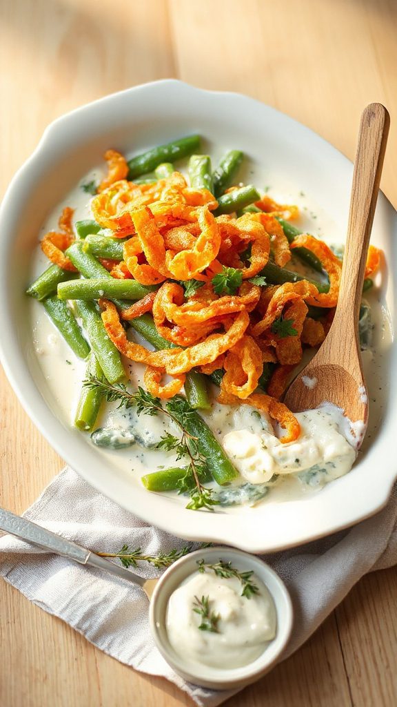 creamy green bean casserole