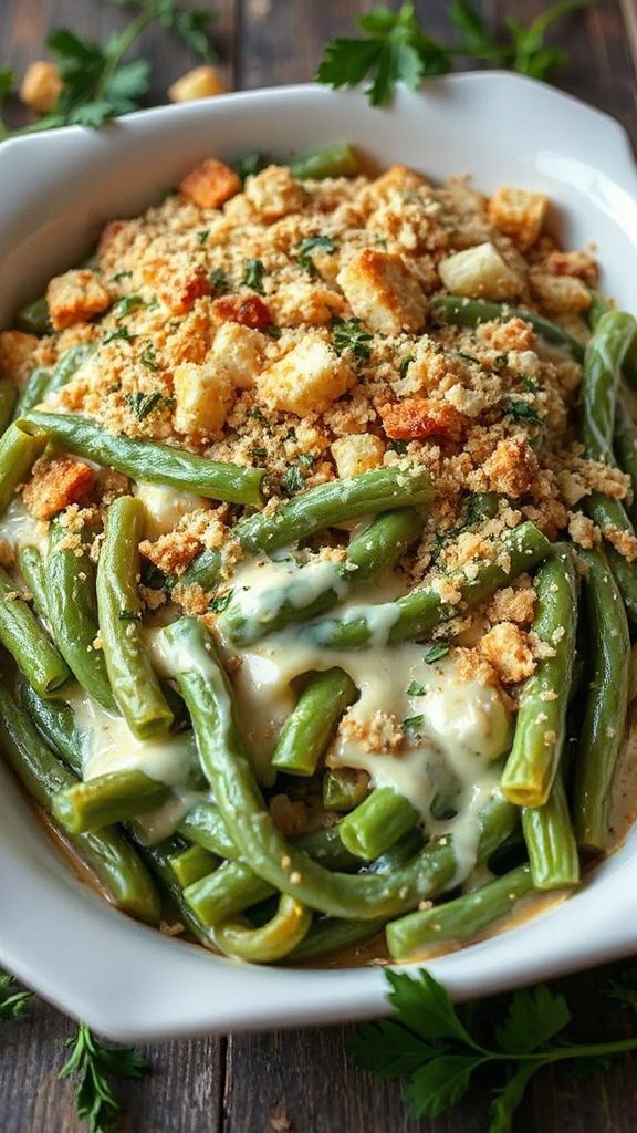 creamy green bean casserole
