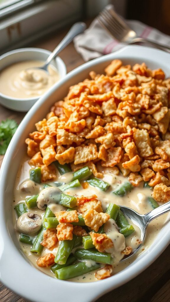 creamy green bean casserole