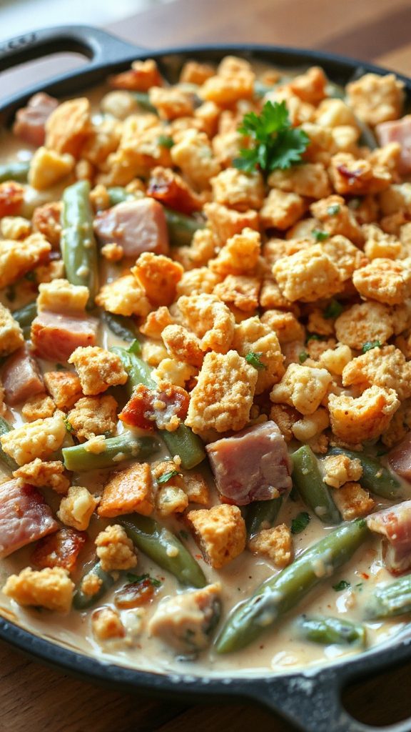 creamy green bean casserole