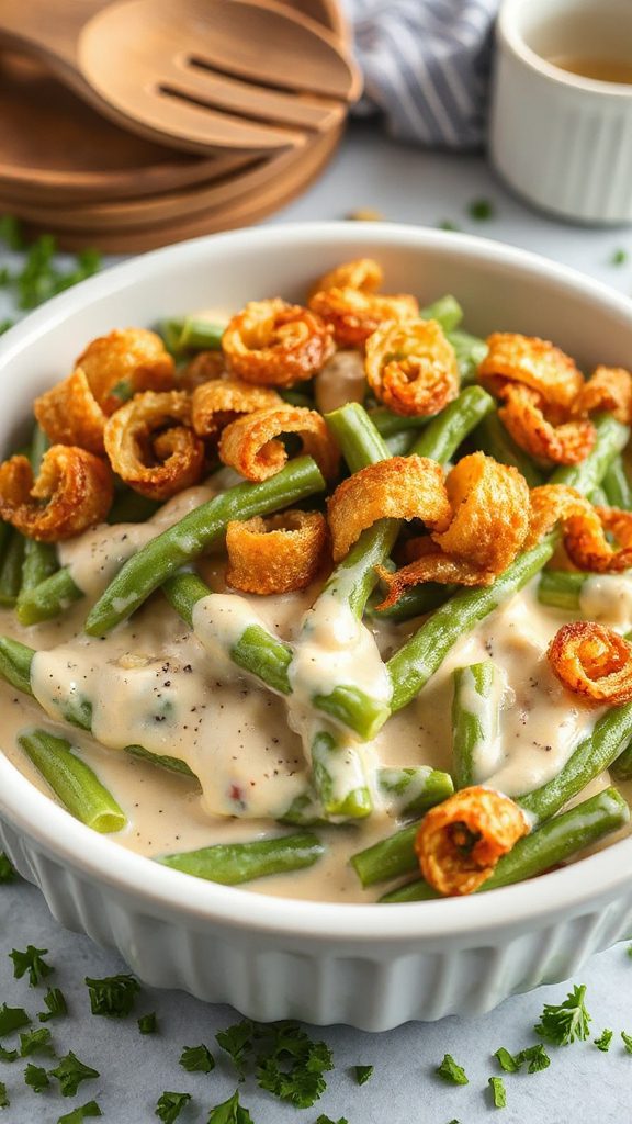 creamy green bean casserole creamy green bean casserole