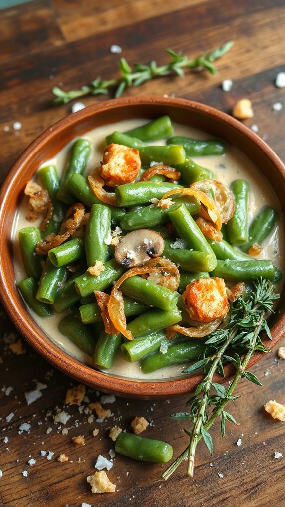 creamy green bean delight