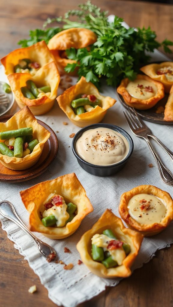 creamy green bean dip