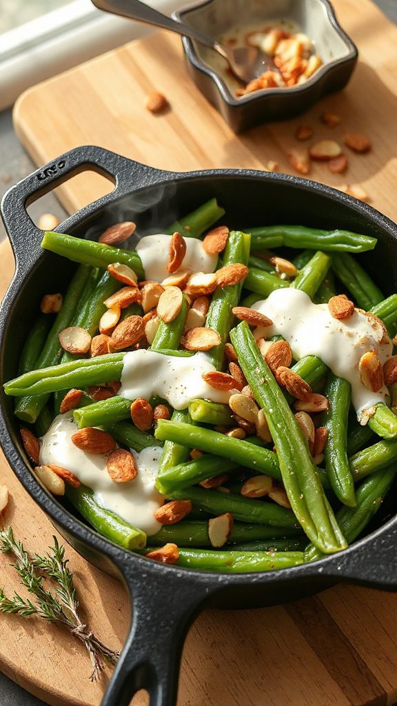 creamy green bean dish