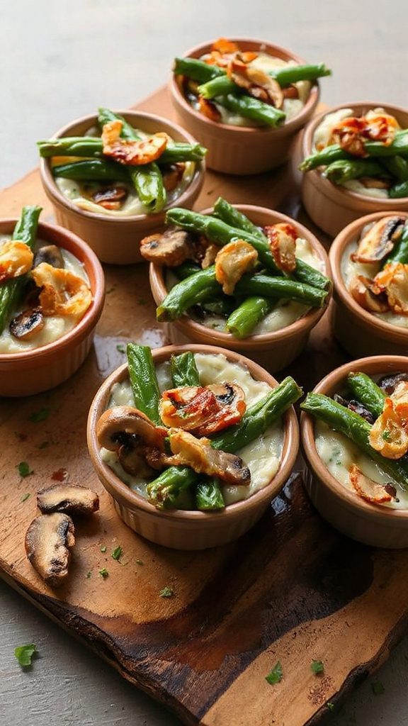creamy green bean gratin