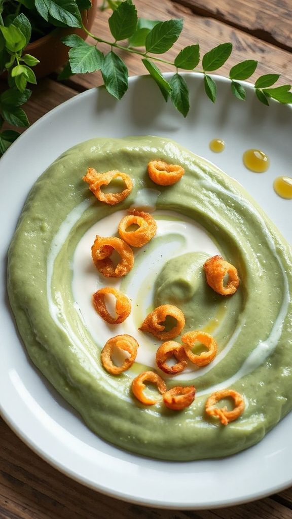 creamy green bean puree