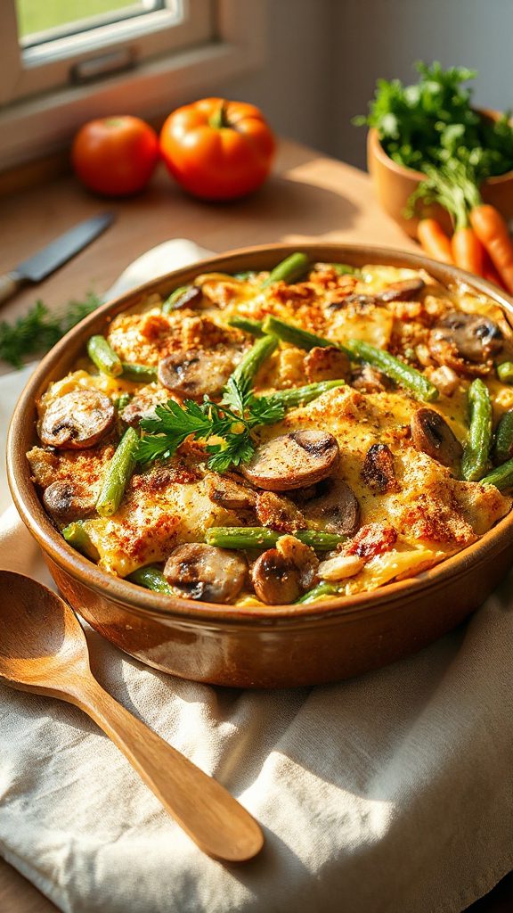 creamy gruy re mushroom bake