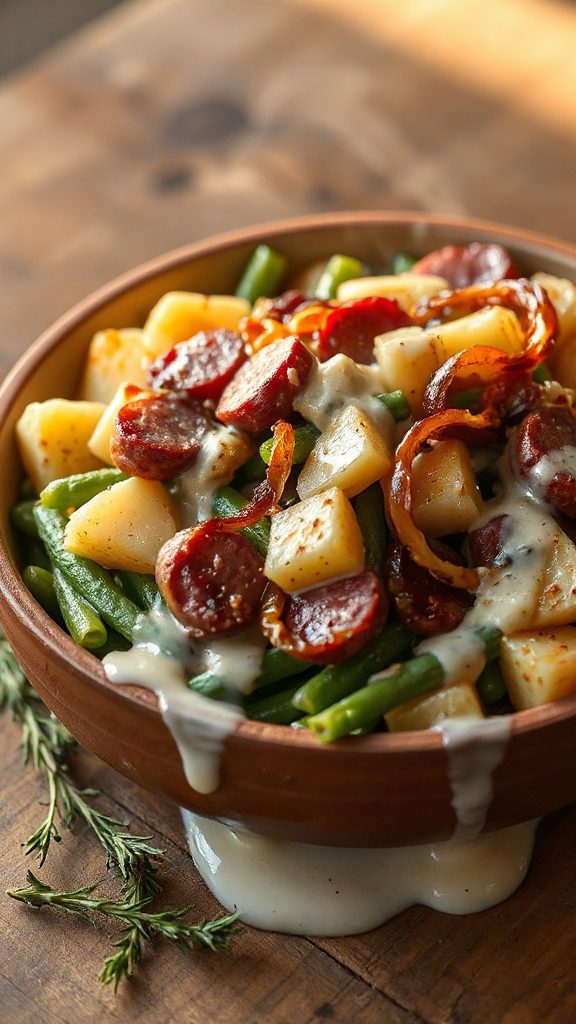 creamy loaded potato casserole