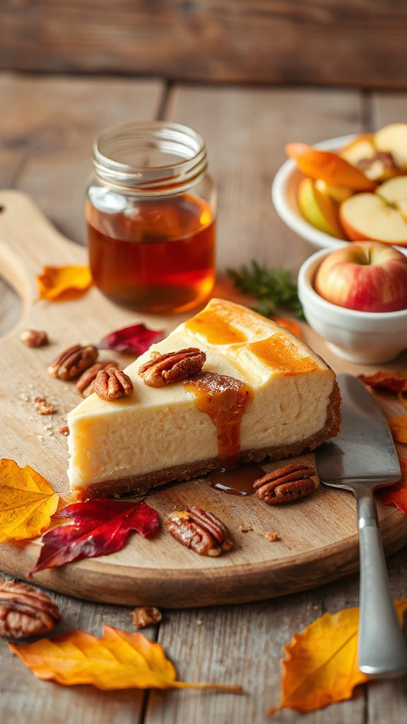 creamy maple pecan cheesecake creamy maple pecan cheesecake