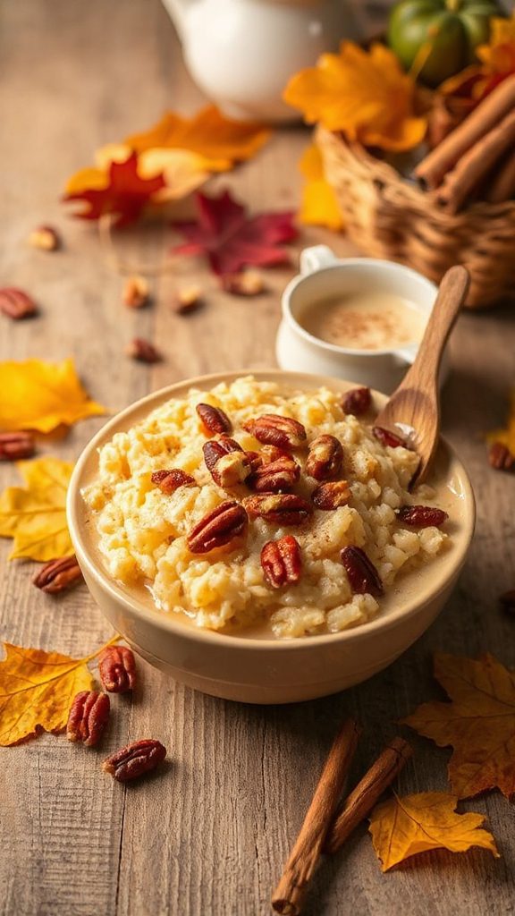 creamy maple pecan dessert