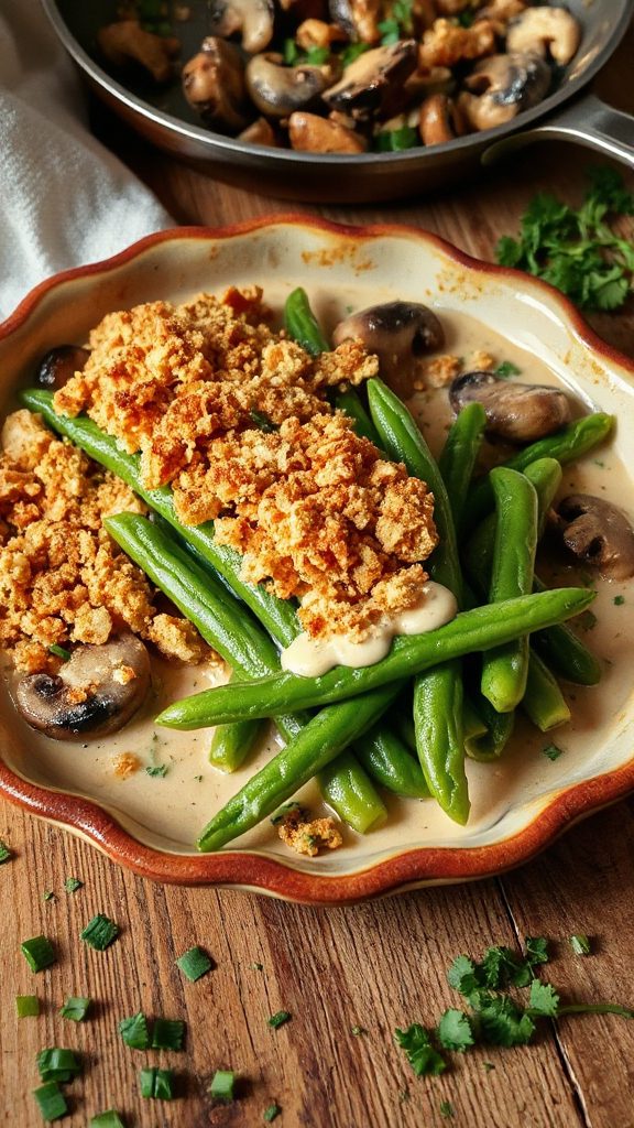 creamy mushroom green bean casserole creamy mushroom green bean casserole