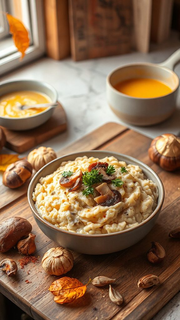 creamy mushroom risotto recipe