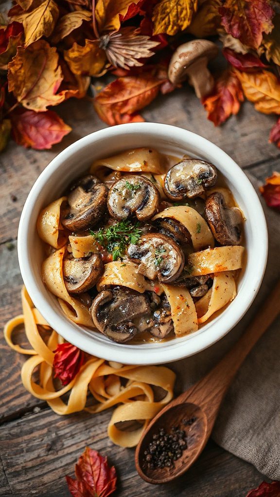 creamy mushroom stroganoff recipe creamy mushroom stroganoff recipe
