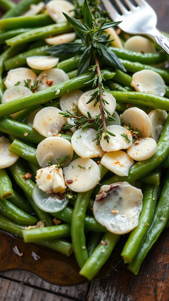 creamy mushroom thyme casserole