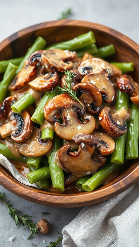 creamy mushroom thyme sauce