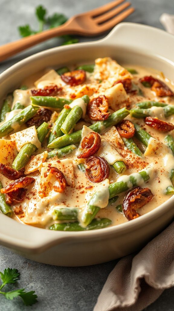 creamy paprika green bean casserole creamy paprika green bean casserole