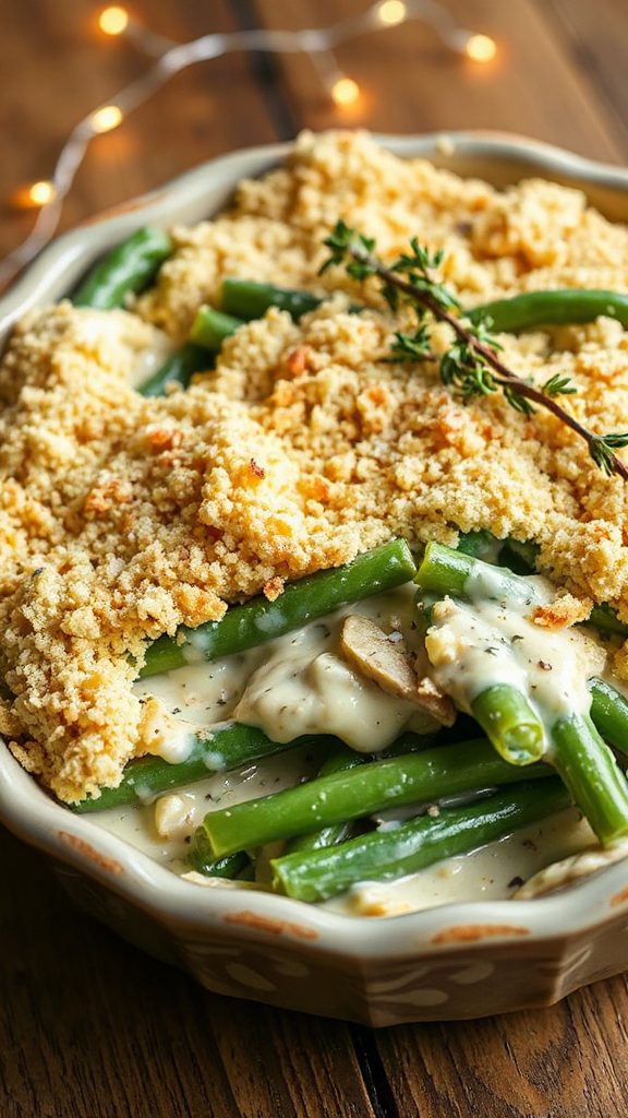 creamy parmesan green beans