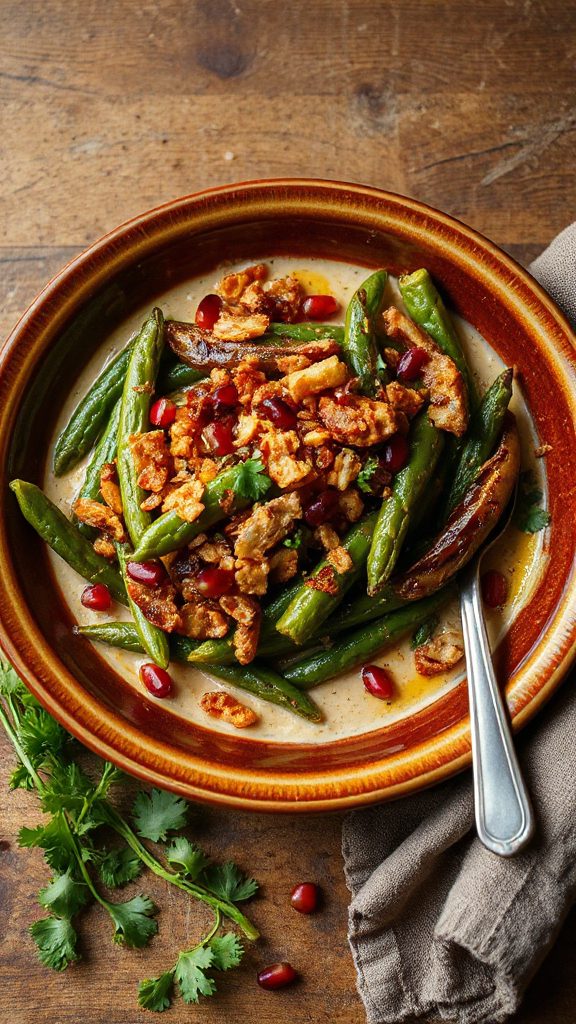 creamy poblano green bean casserole creamy poblano green bean casserole