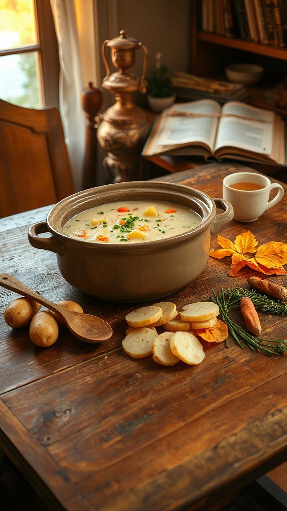 creamy potato and leek stew creamy potato and leek stew