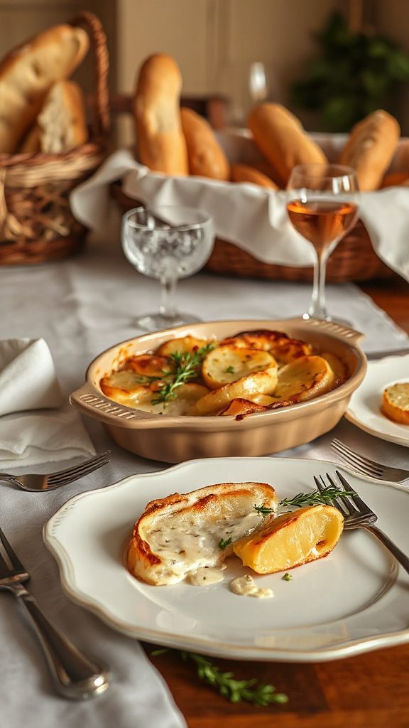 creamy potato baked dish