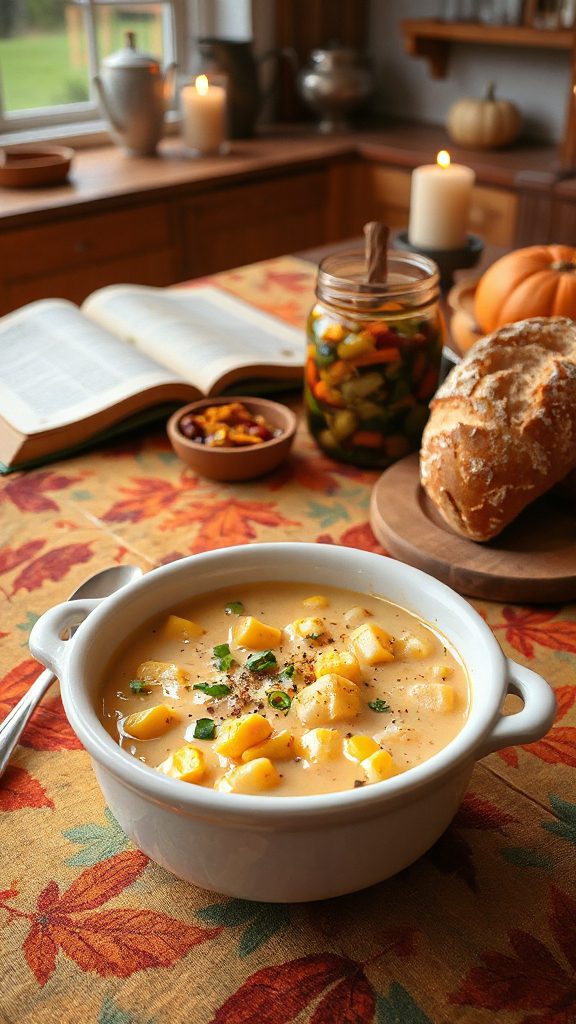 creamy potato corn chowder