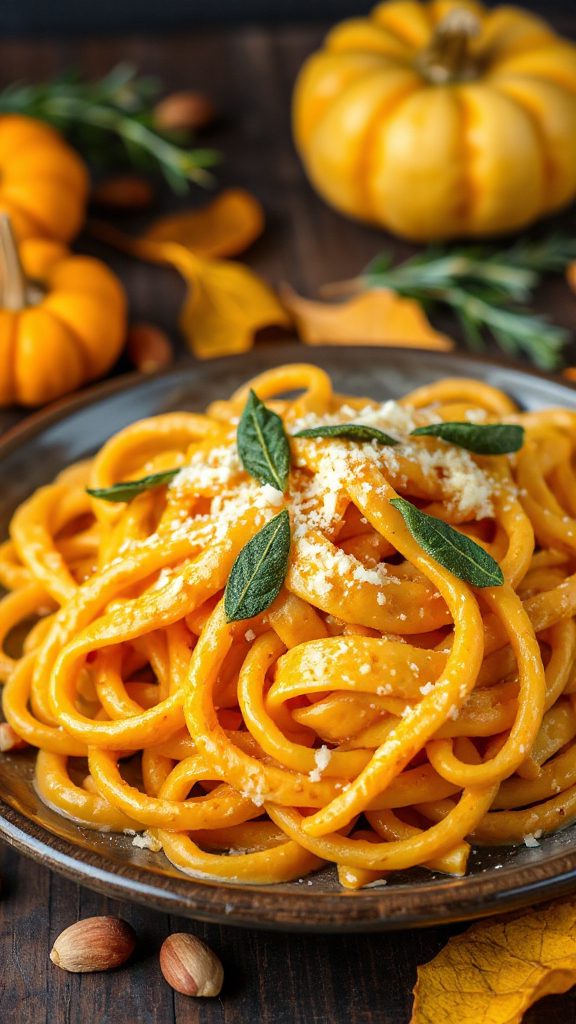 creamy pumpkin alfredo pasta creamy pumpkin alfredo pasta