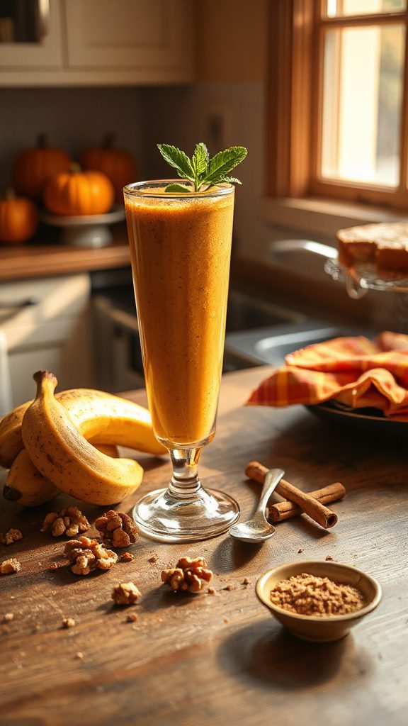 creamy pumpkin banana smoothie creamy pumpkin banana smoothie