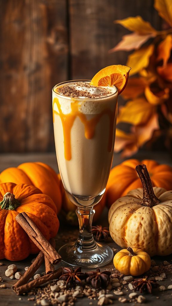 creamy pumpkin chai shake