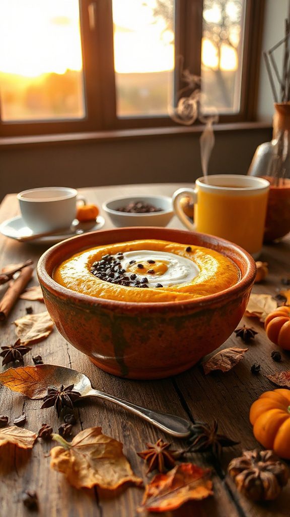 creamy pumpkin chia pudding