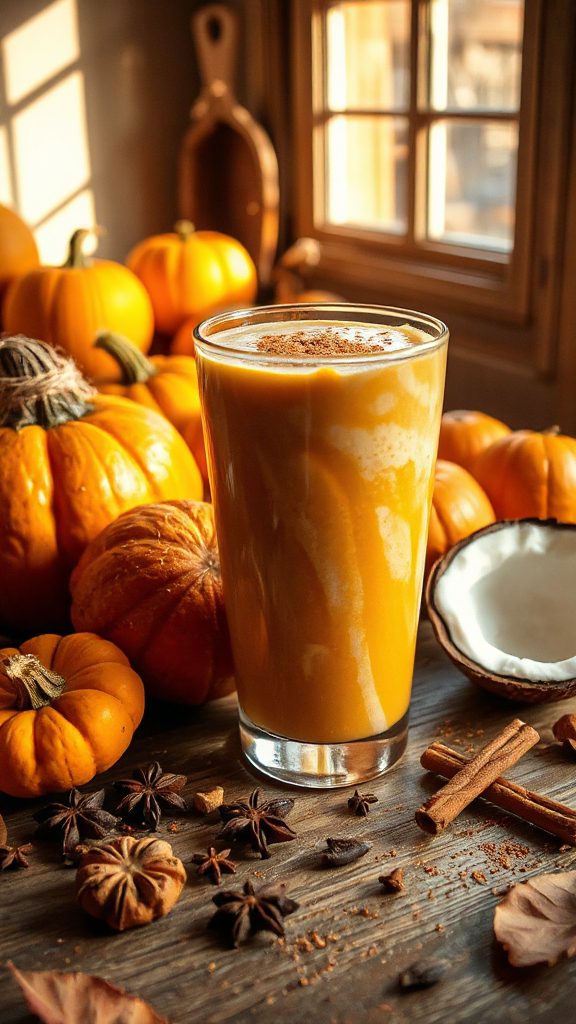 creamy pumpkin coconut smoothie creamy pumpkin coconut smoothie