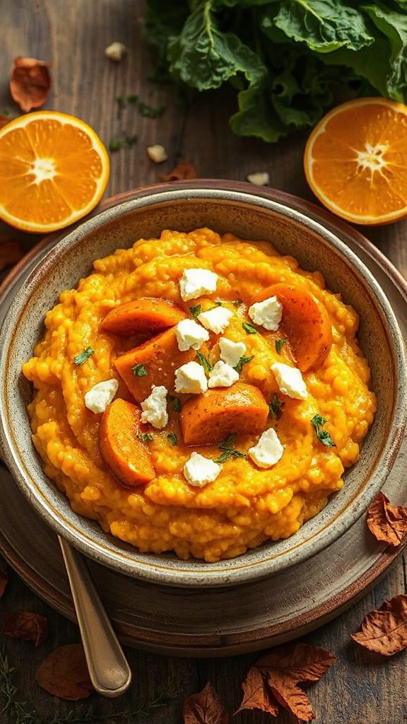 creamy pumpkin goat cheese risotto creamy pumpkin goat cheese risotto