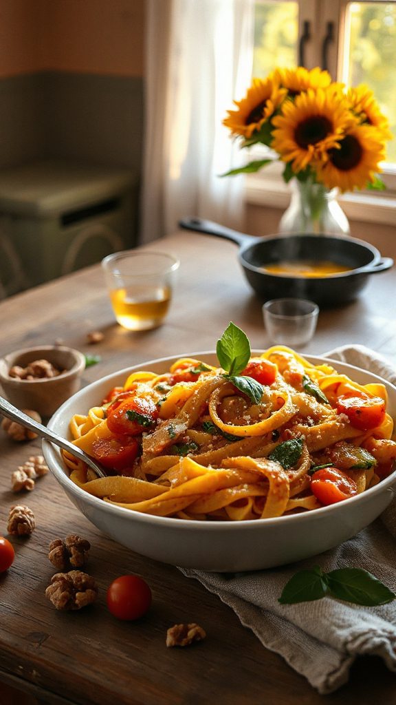 creamy pumpkin pasta dish creamy pumpkin pasta dish