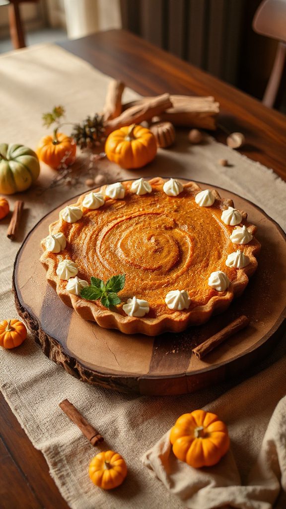 creamy pumpkin pie delight