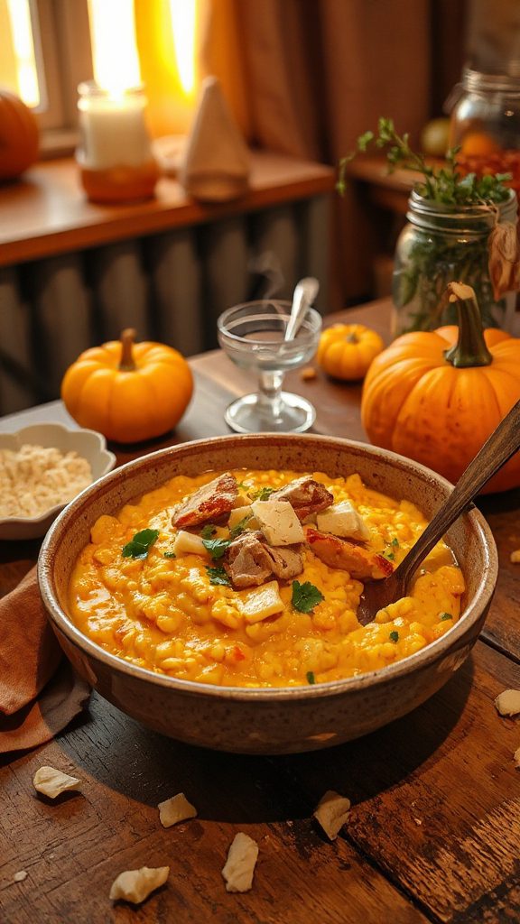 creamy pumpkin risotto recipe