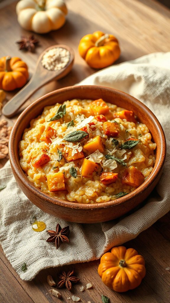 creamy pumpkin risotto recipe