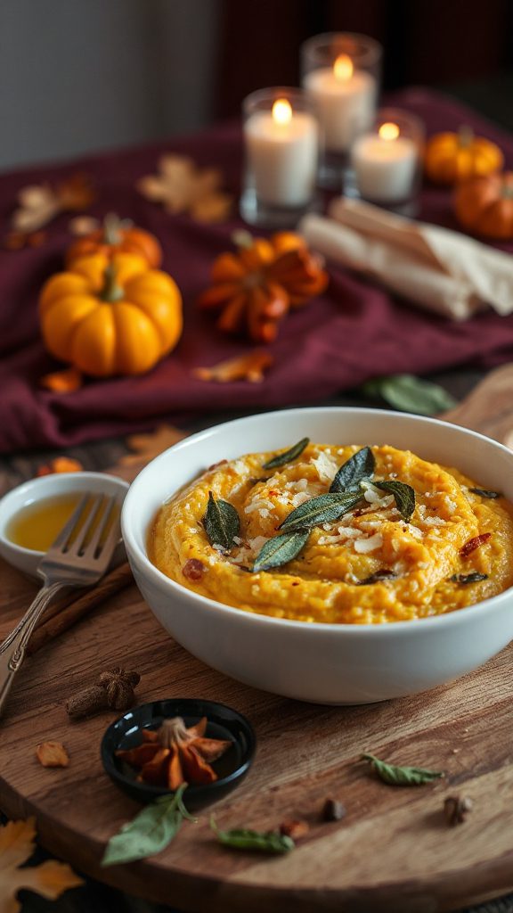creamy pumpkin sage risotto