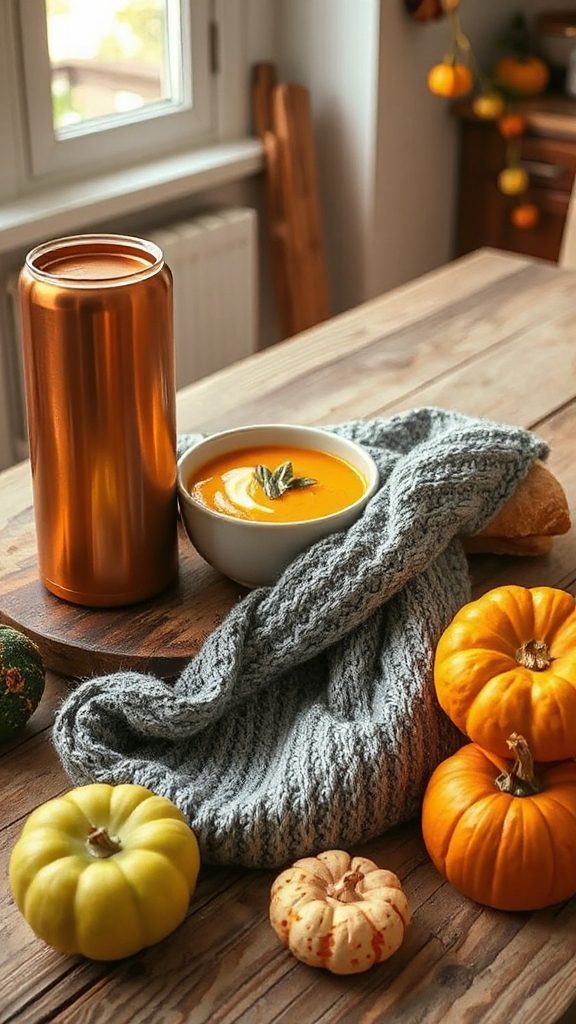 creamy pumpkin sage soup