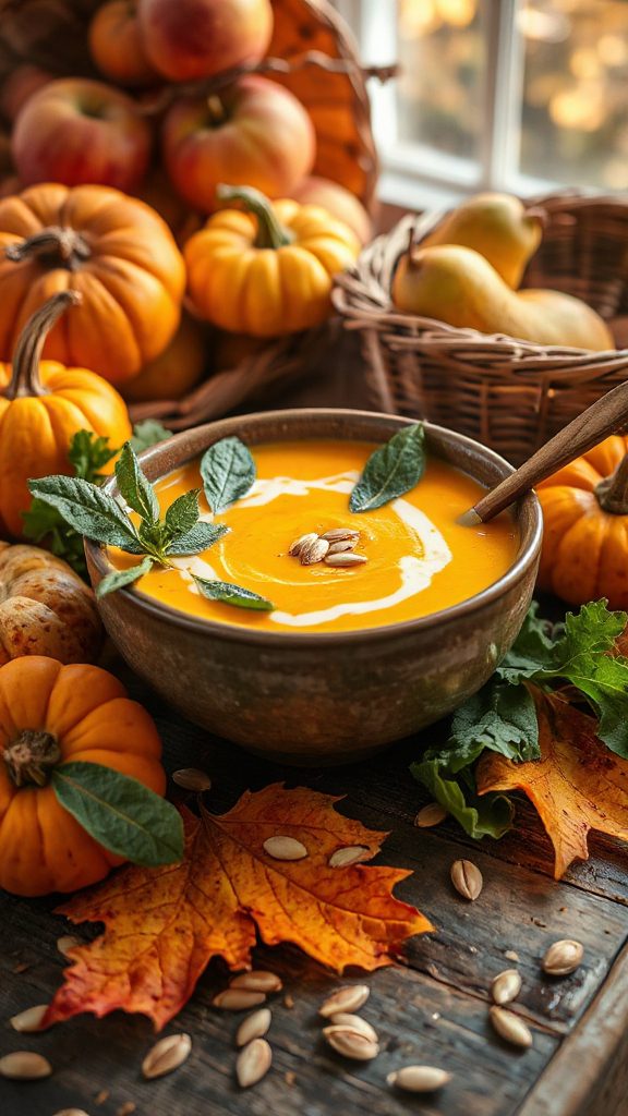 creamy pumpkin sage soup creamy pumpkin sage soup
