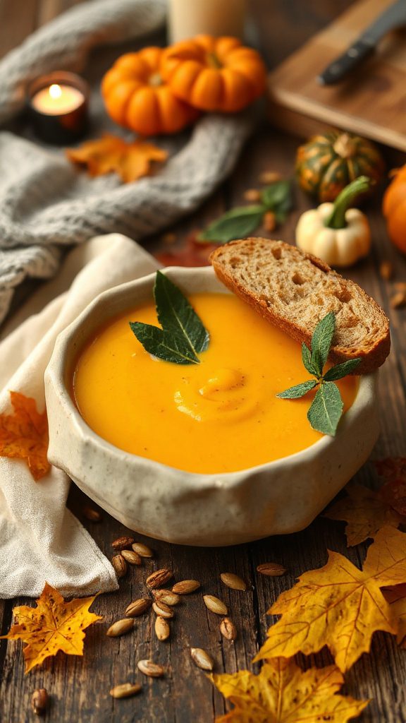 creamy pumpkin sage soup creamy pumpkin sage soup